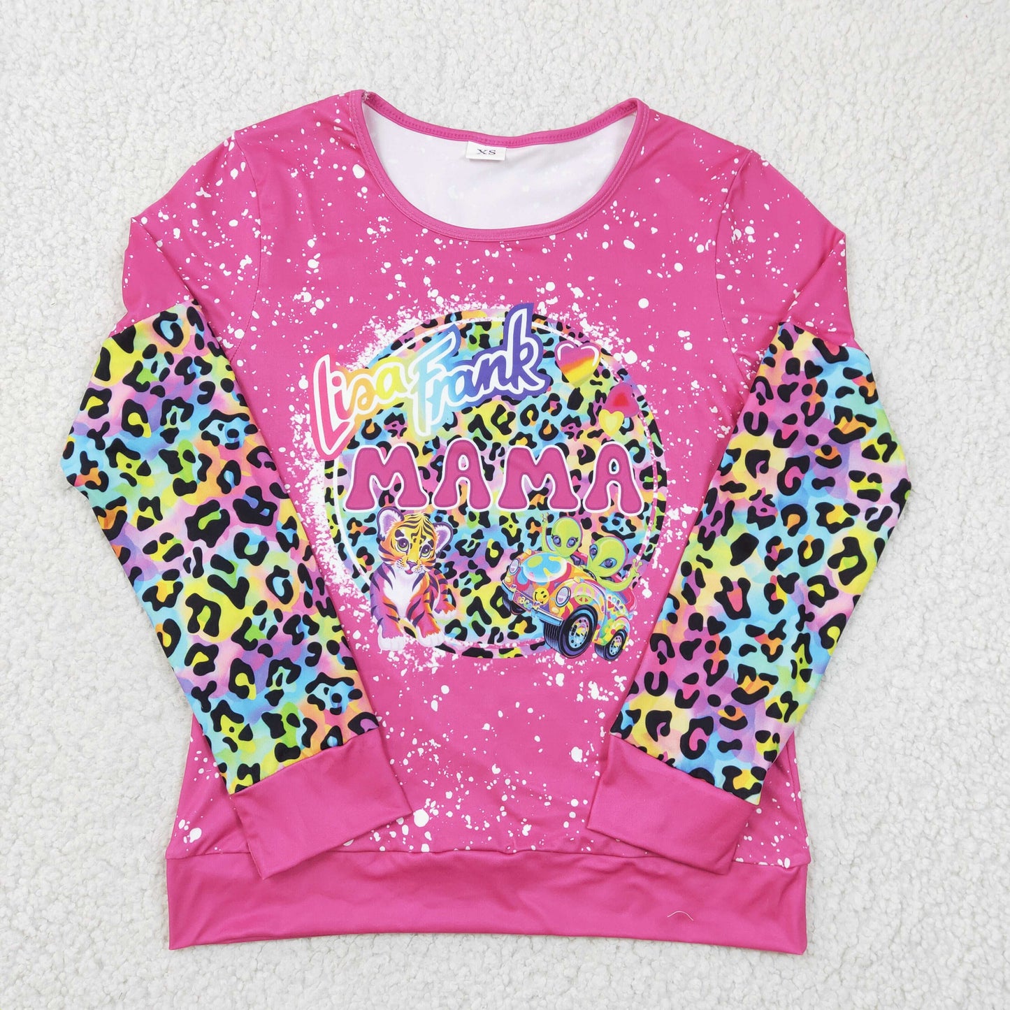 Mom and Me adult long sleeve cartoon print top GT0092
