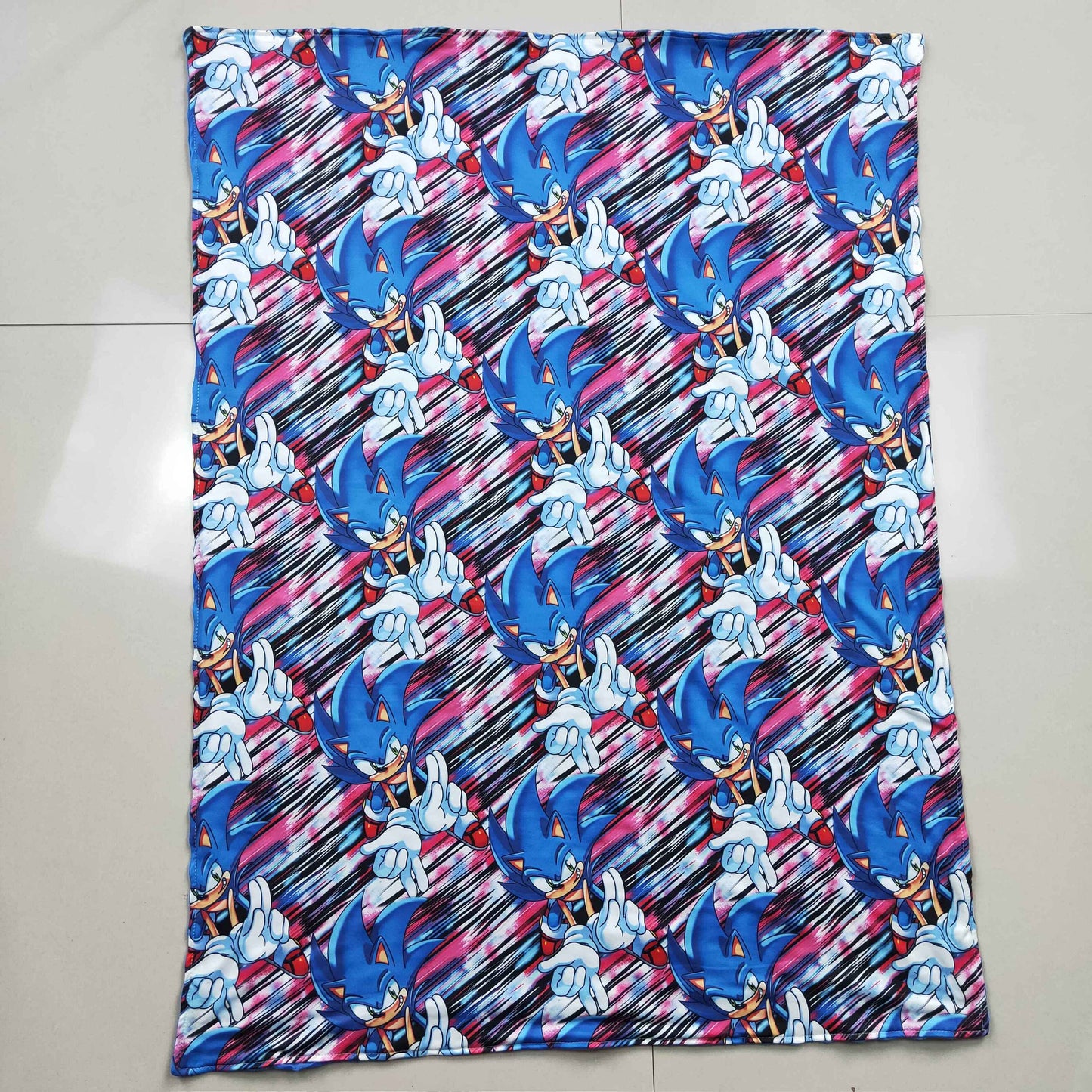 Cartoon print BLUE blanket BL0038
