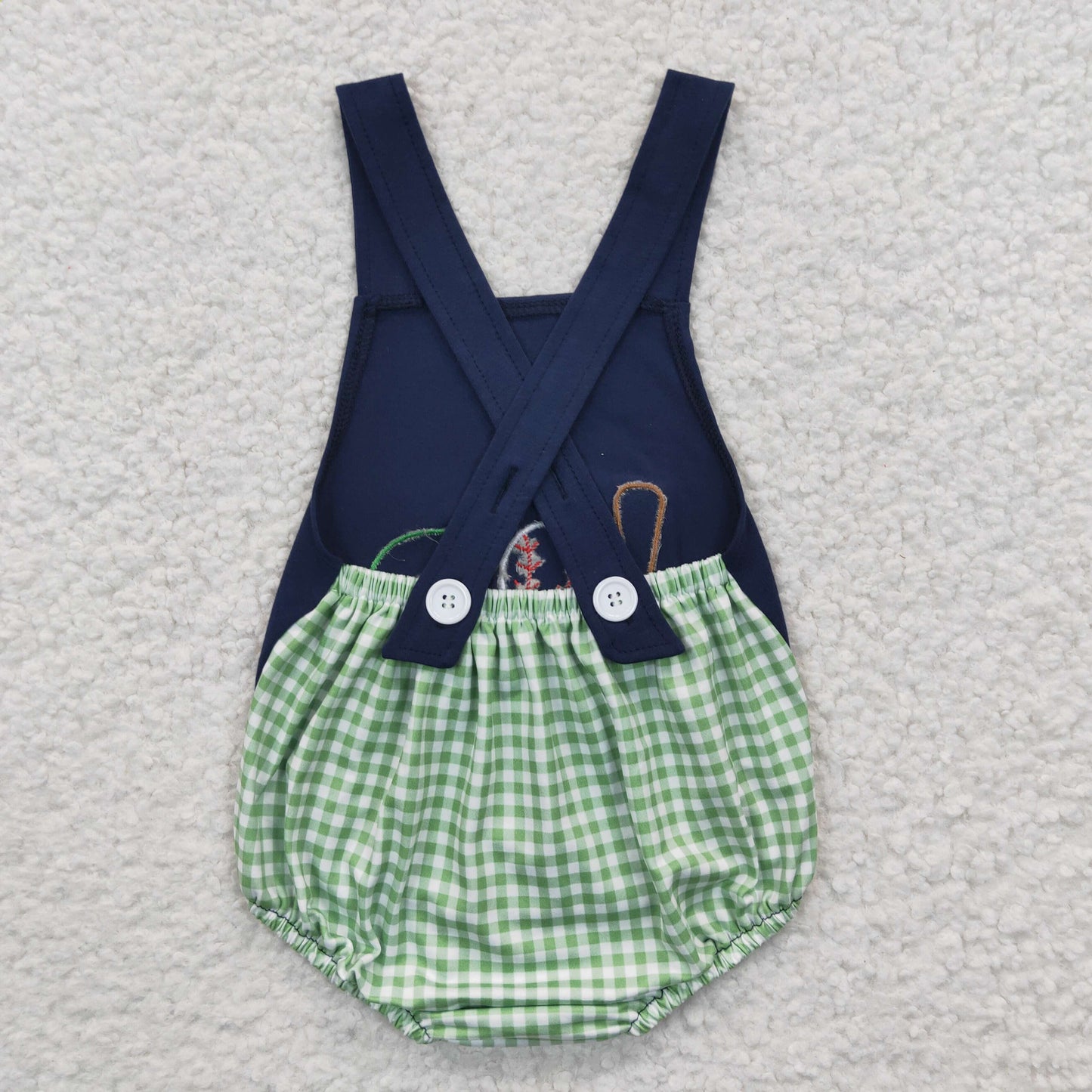 Baby boys baseball print summer romper SR0272
