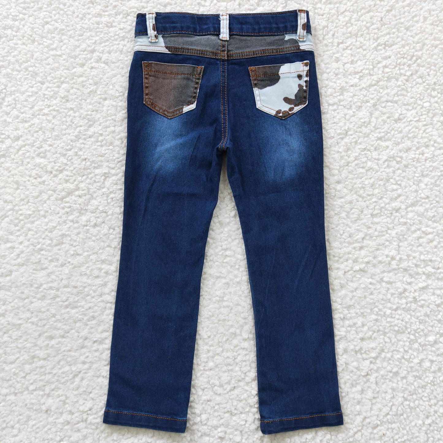 Baby Girls Cow Denim Legging Pants P0075