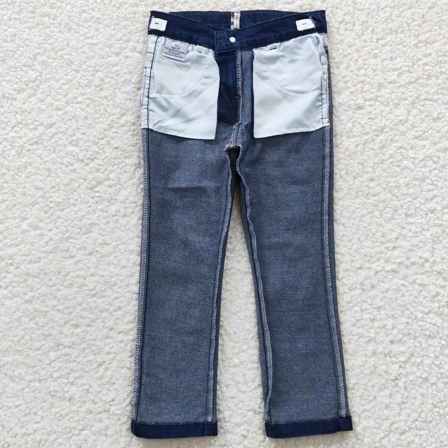 Baby Girls Cow Denim Legging Pants P0075