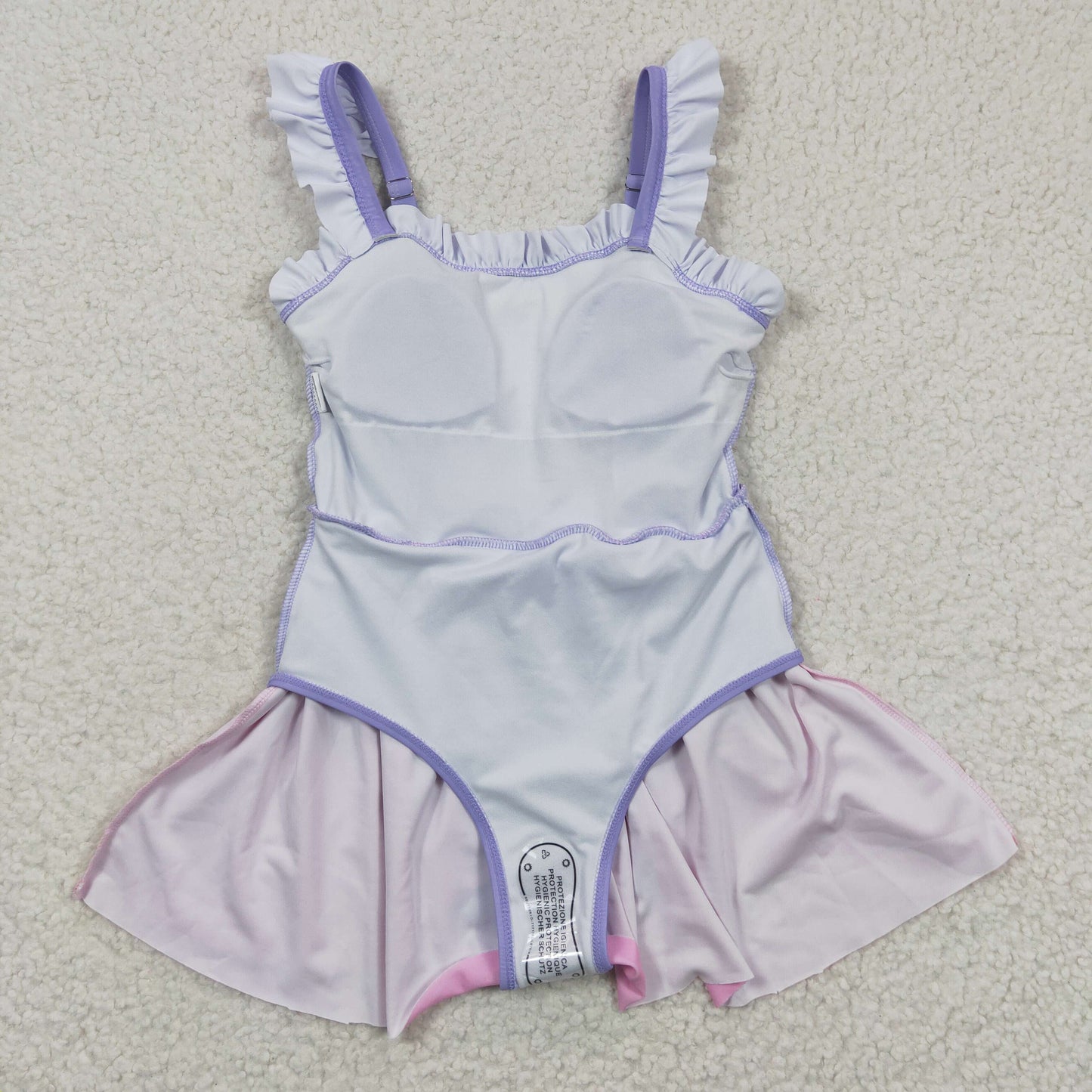 Girls cartoon princess design 1 piece swimsuits S0133