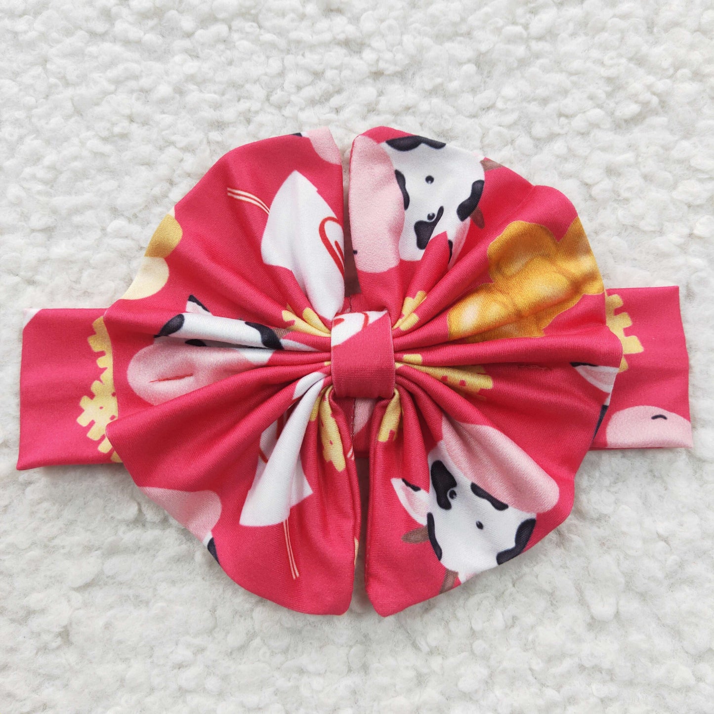 GBO0079 I'm pretty cow print baby girls summer 3 pieces bummie sets