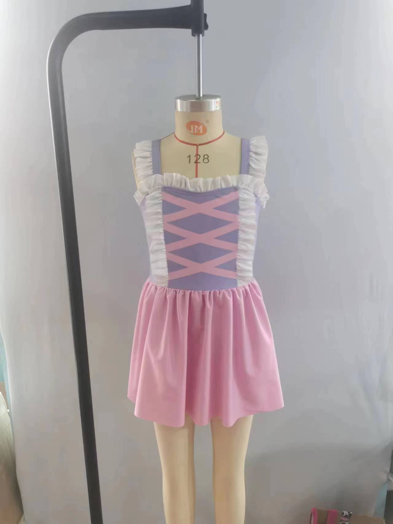 Girls cartoon princess design 1 piece swimsuits S0133