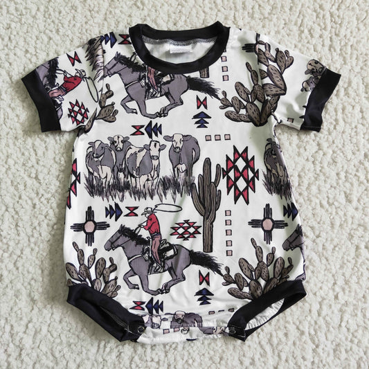 Short sleeve summer romper SR0013