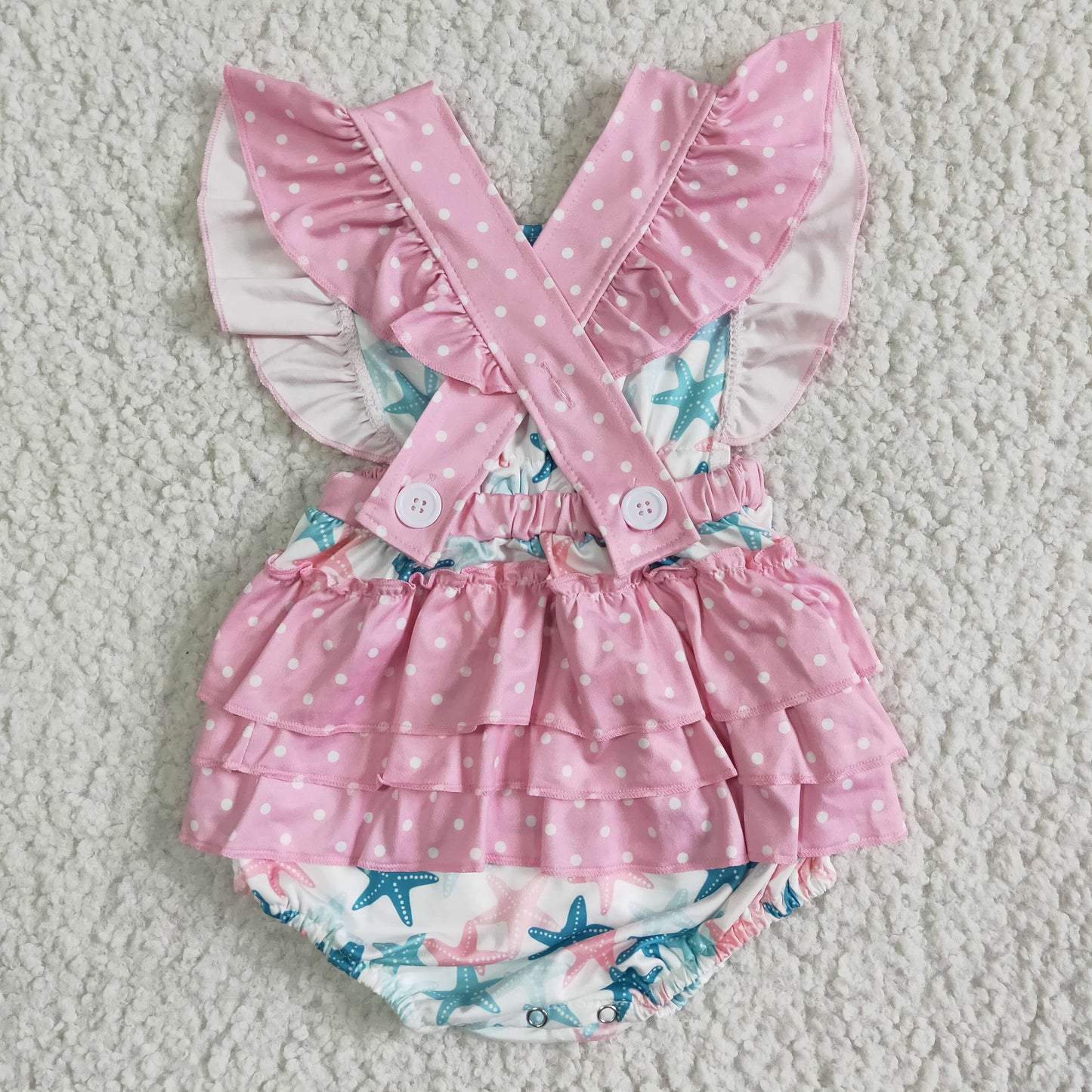(Promotion)Baby girls bubble romper SR0022