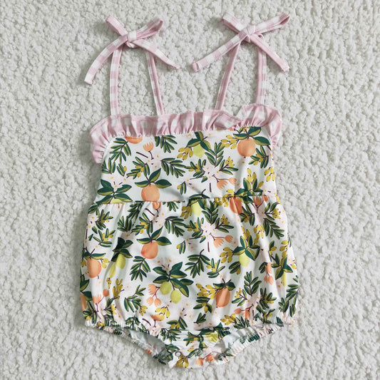 Halter baby girls romper  SR0030