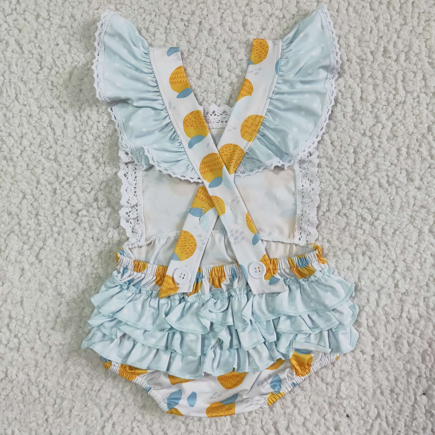 Baby girls bubble romper SR0033