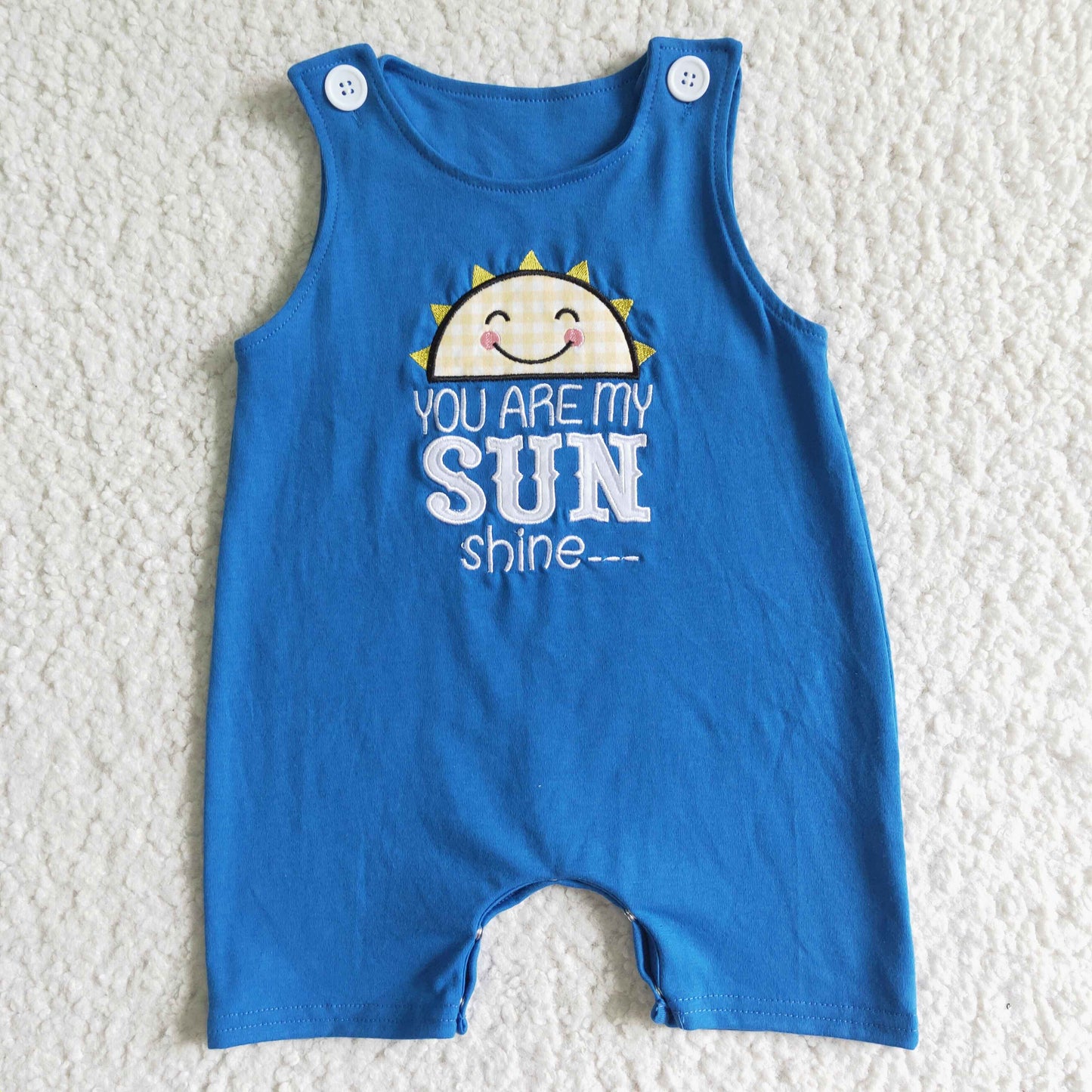 Baby boys sleeveless embroidery romper SR0034