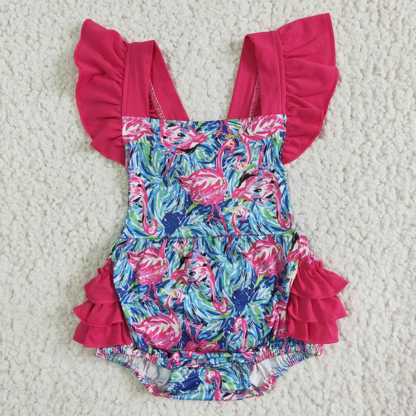(Promotion)Baby girls bubble romper SR0038