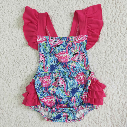 (Promotion)Baby girls bubble romper   SR0038