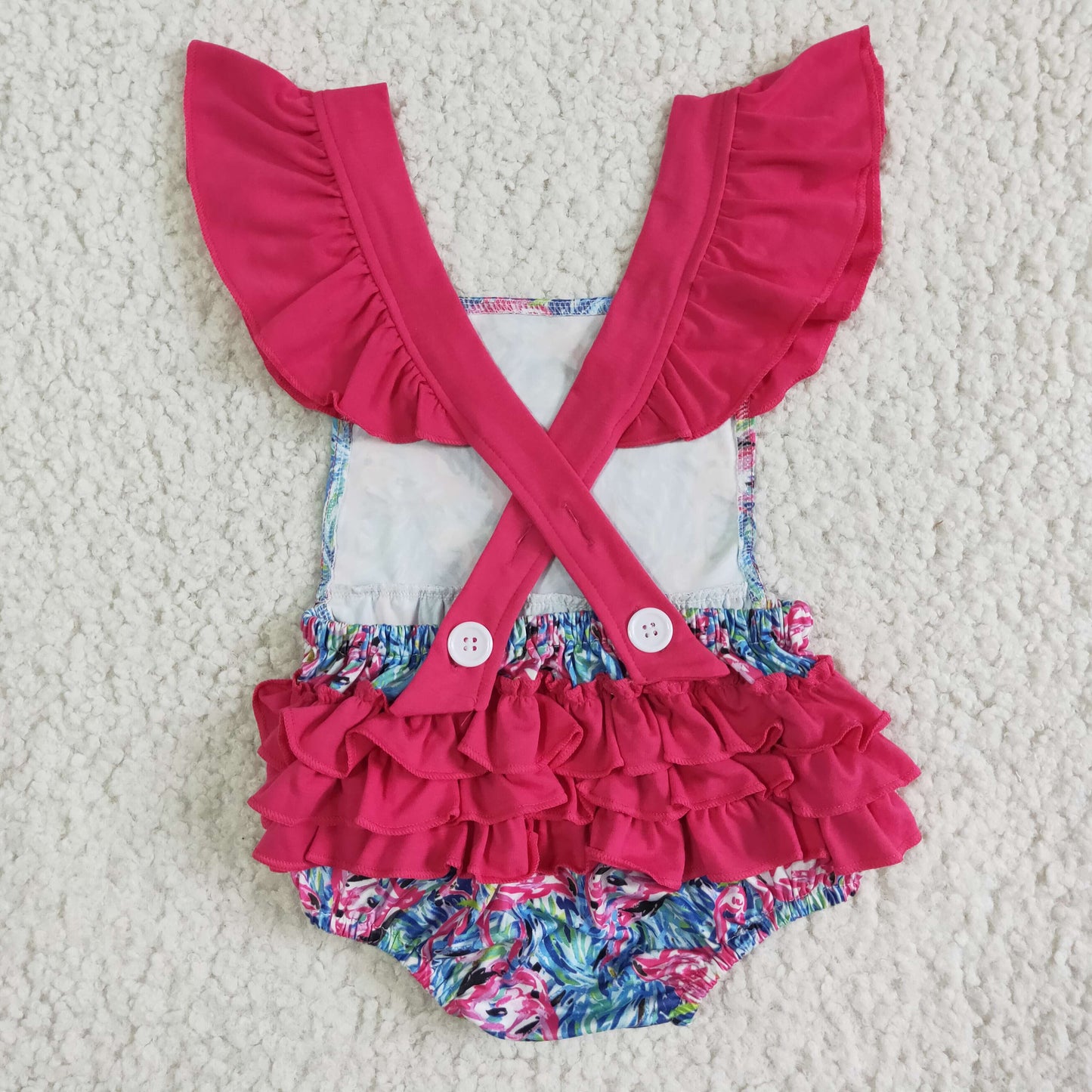 (Promotion)Baby girls bubble romper SR0038