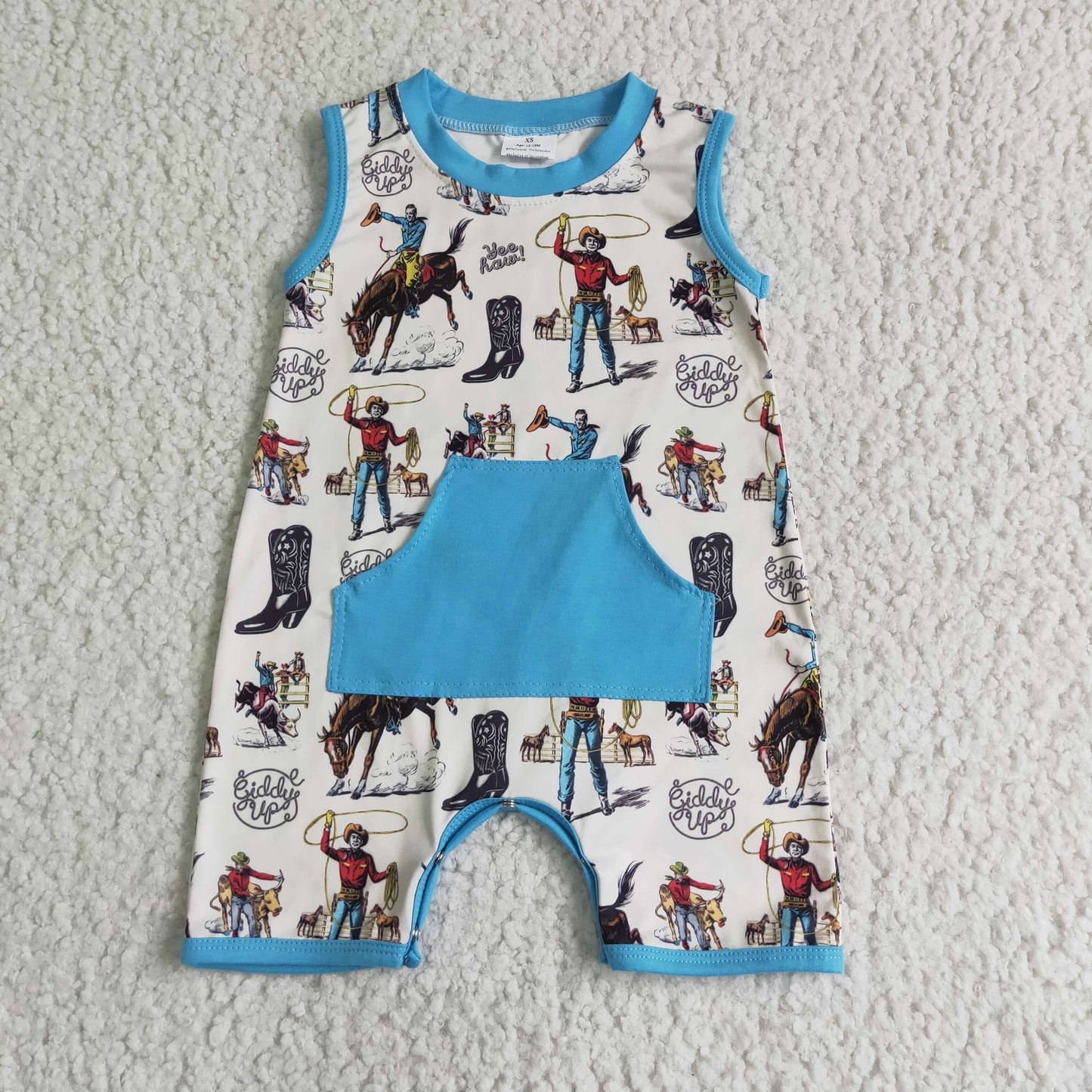 (Promotion)Boys sleeveless romper  SR0043