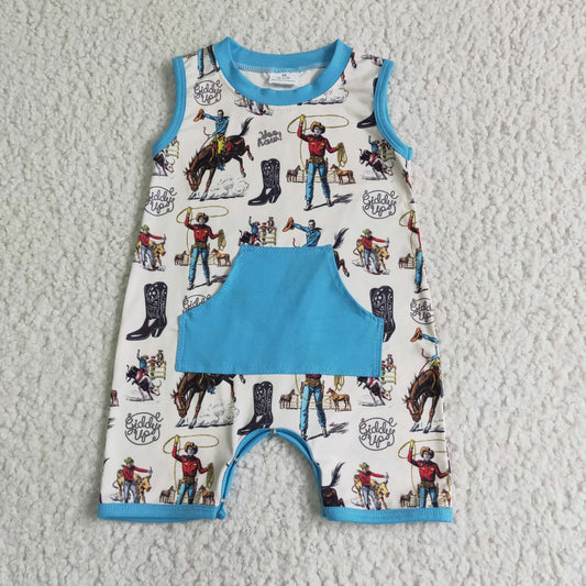 (Promotion)Boys sleeveless romper  SR0043