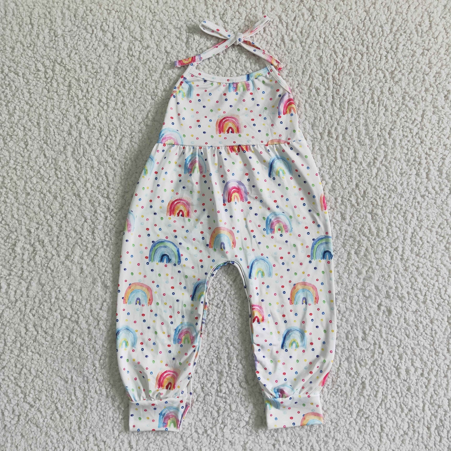Halter rainbow summer jumpsuit SR0050