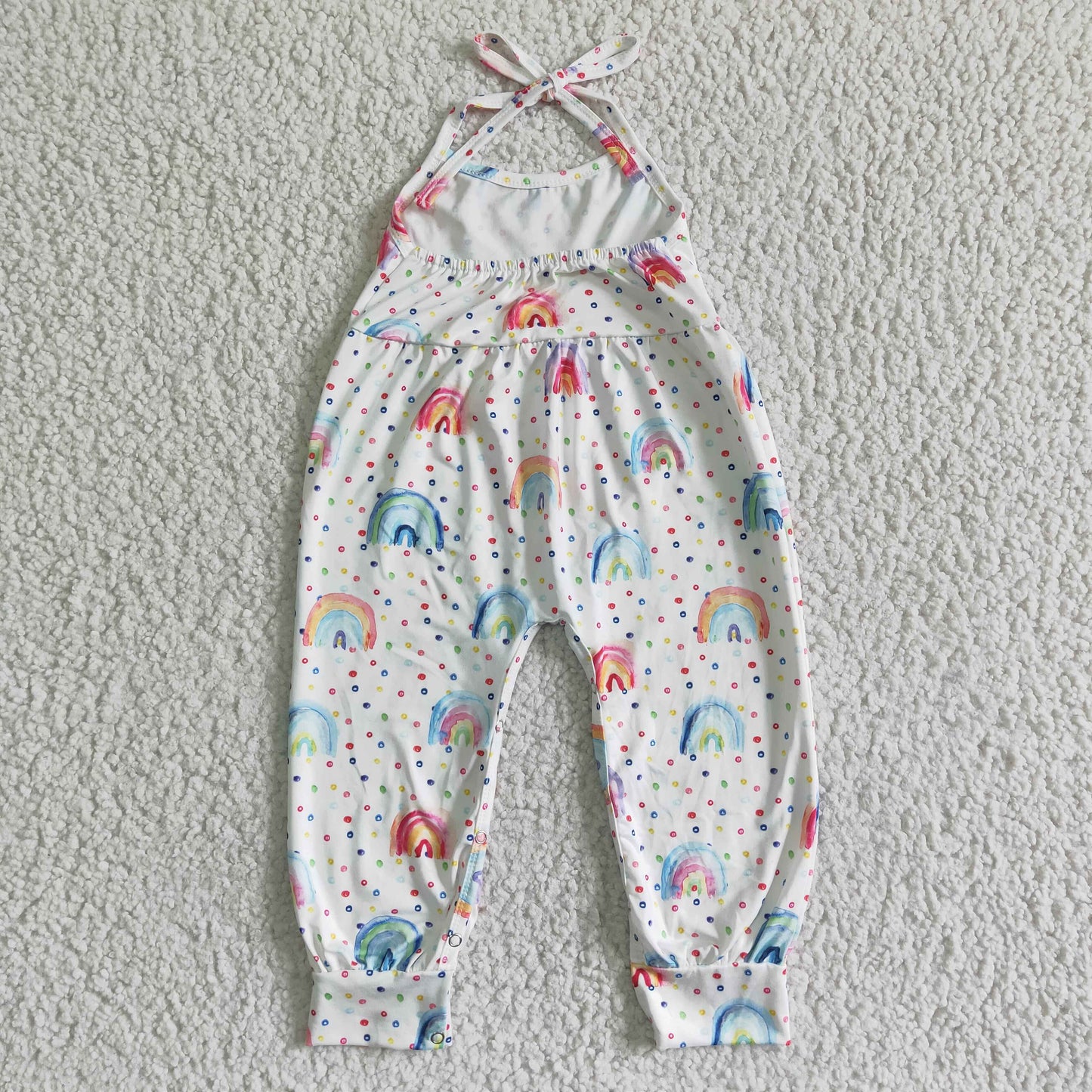 Halter rainbow summer jumpsuit SR0050