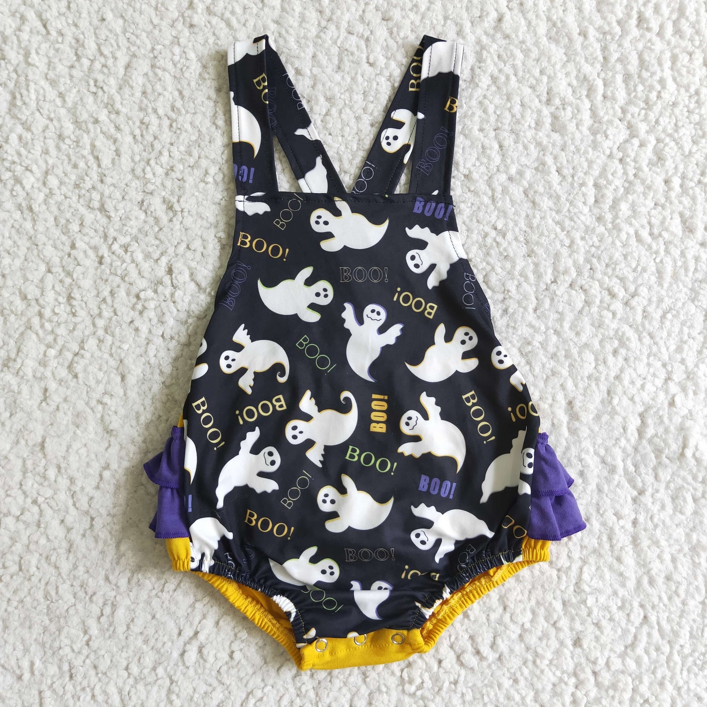 Baby girls bubble Halloween romper SR0074