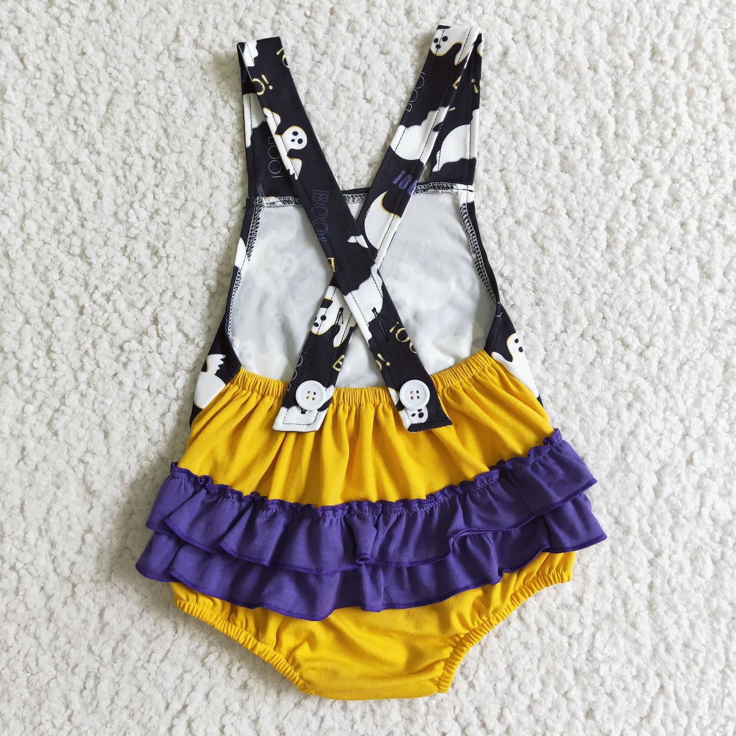 Baby girls bubble Halloween romper SR0074