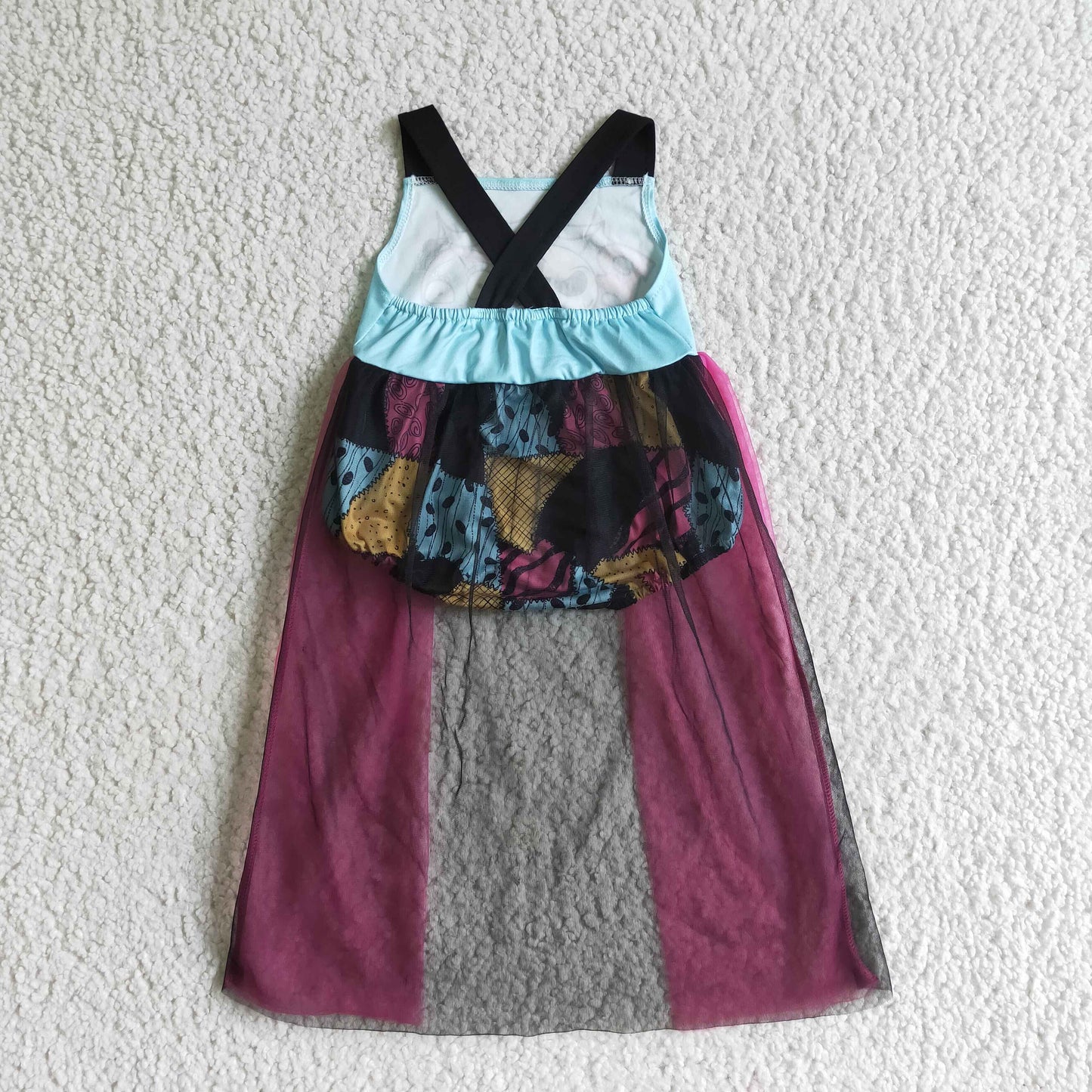 Baby Girls sleeveless Halloween tutu romper SR0084