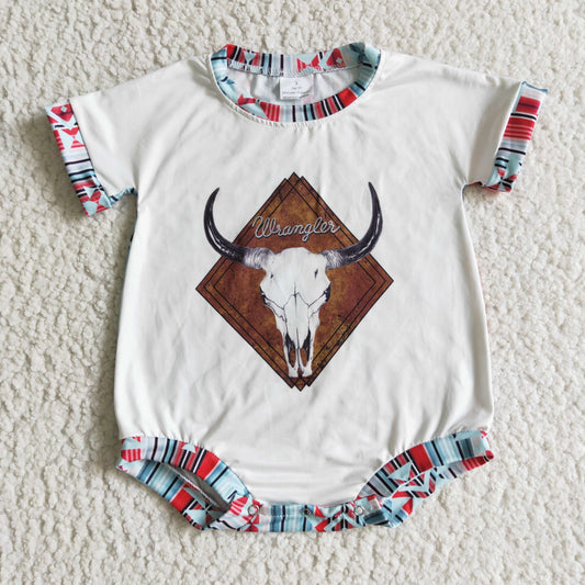 Baby short sleeve western romper     SR0096