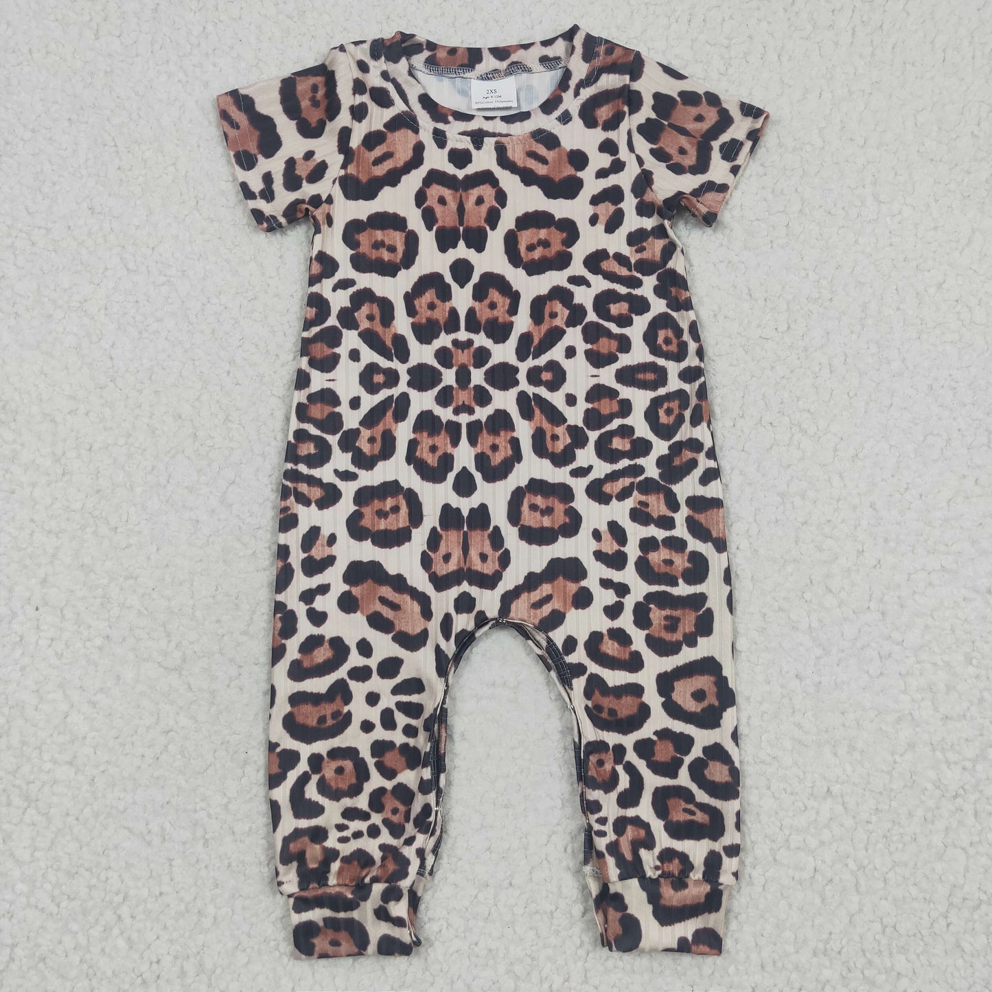 Baby girls leopard print Romper SR0293