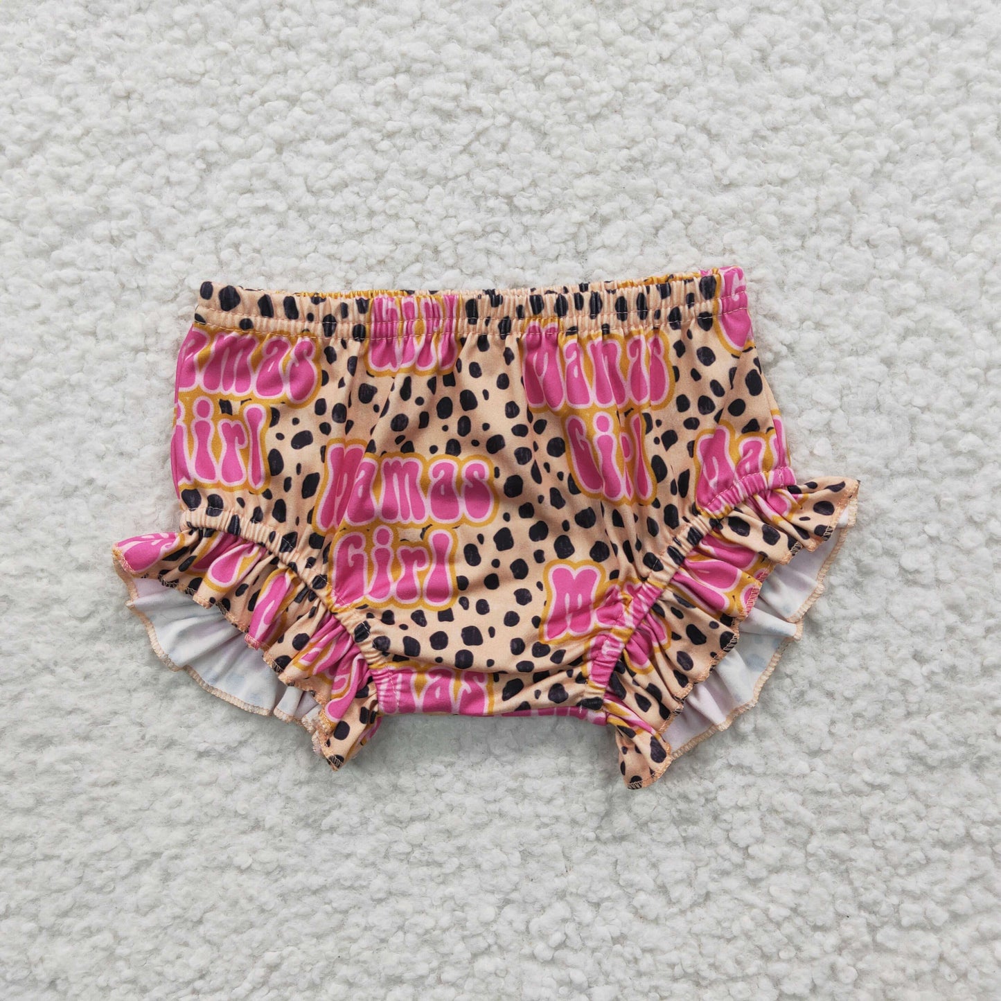 Baby girls Mamas Girls leopard print bummie SS0081