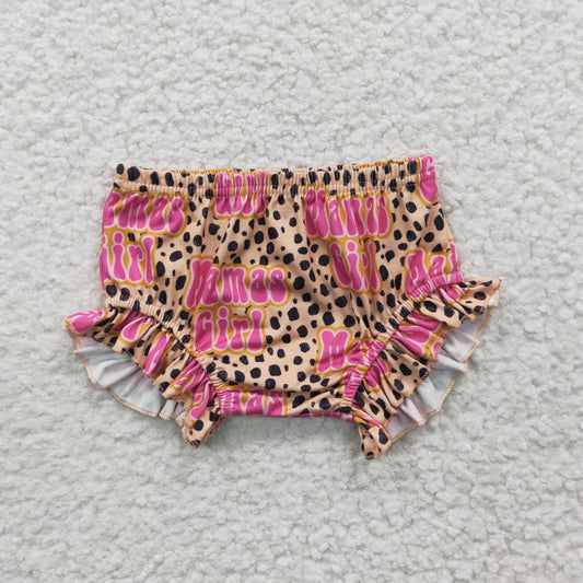 Baby girls Mamas Girls leopard print bummie SS0081