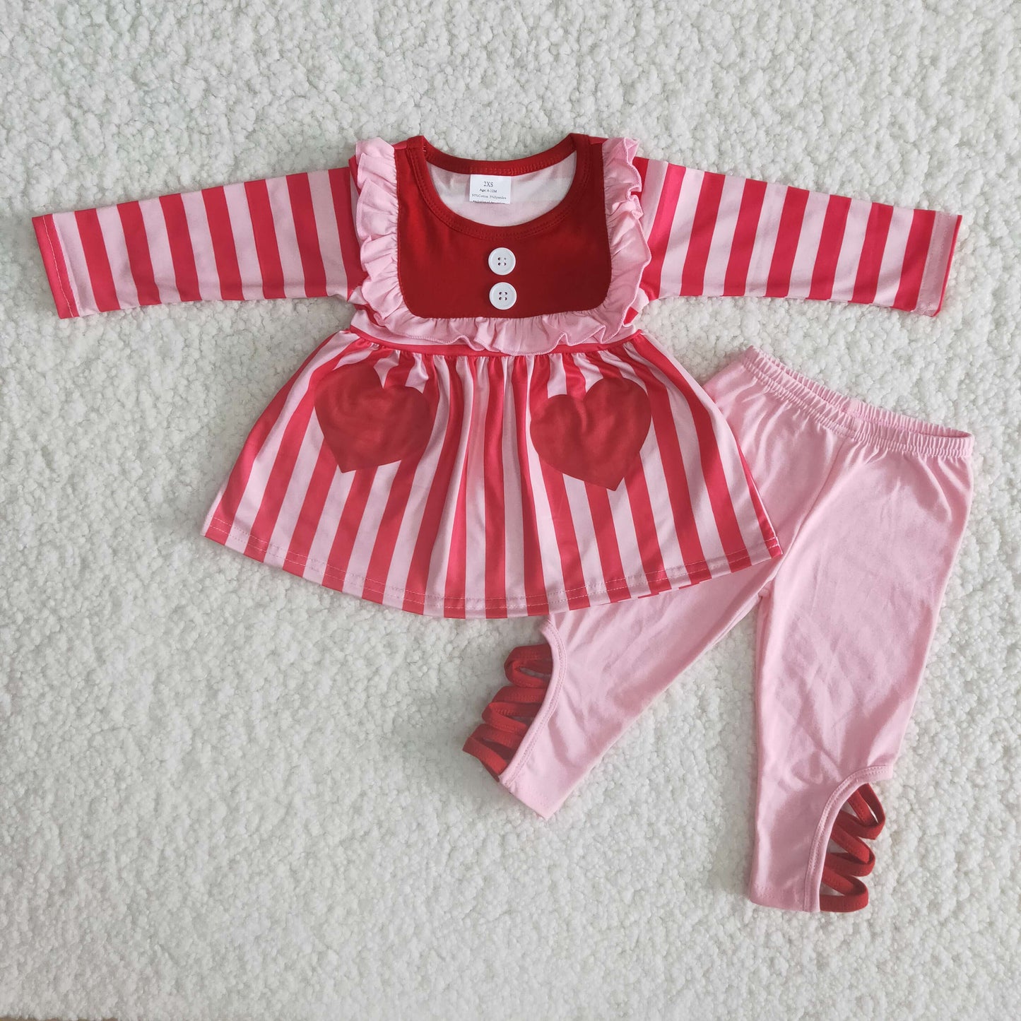 Long sleeve legging pants Valentines outfits 6 B11-22