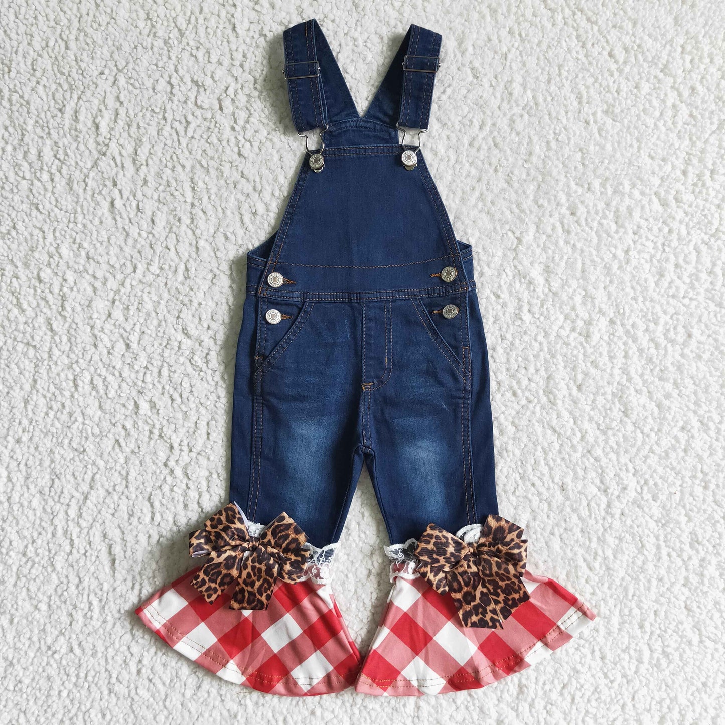 Baby girls suspender denim overall jumpsuit C16-16