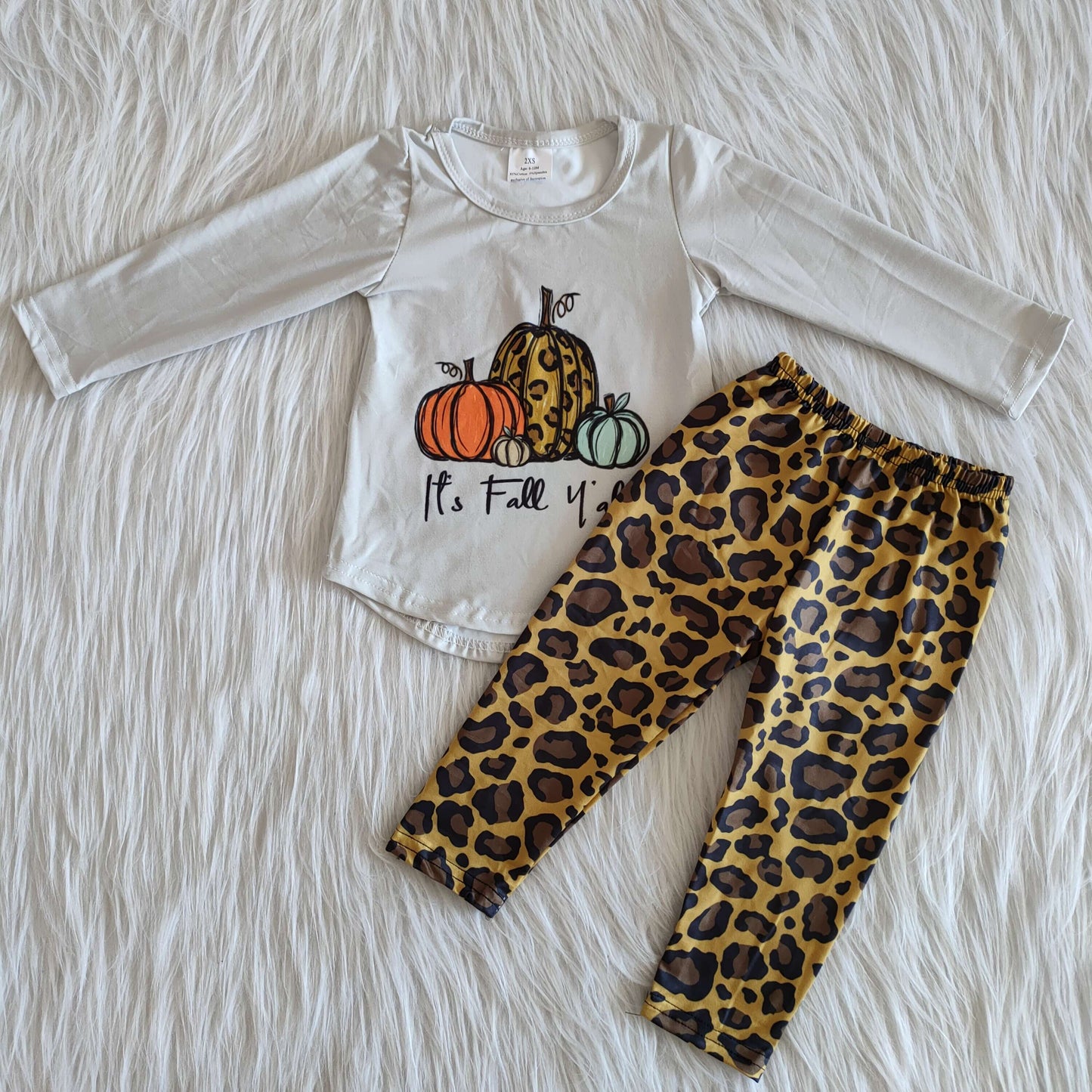 (Promotion) Long sleeve legging pants pumpkin outfits 6 A26-1