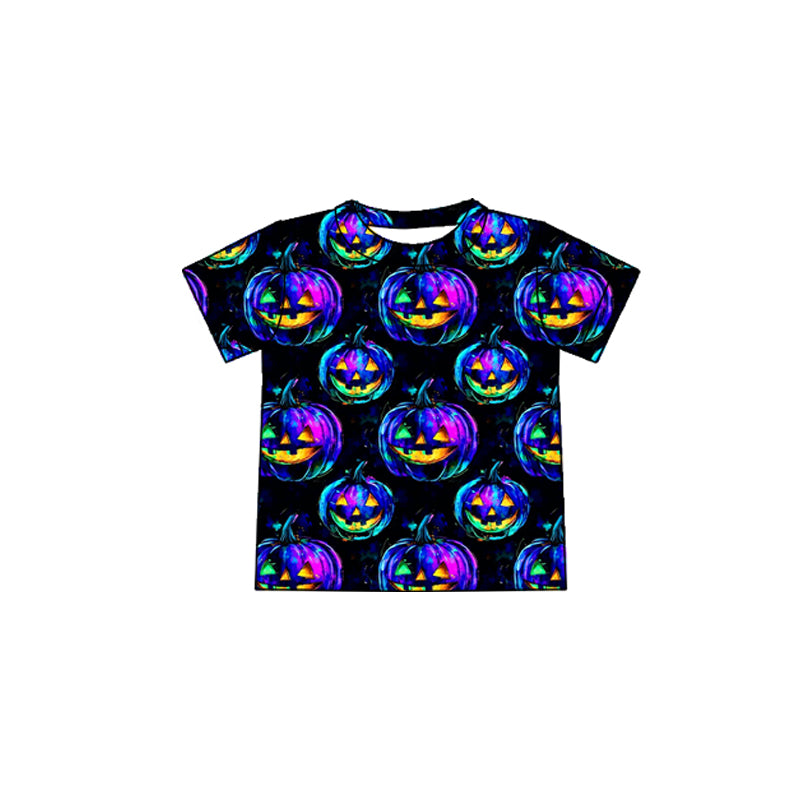 (Custom Design Preorder MOQ 5 Each Item) Pumpkin Print Mom and Me Halloween Matching Clothes