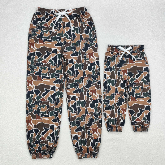 Brown Camo Print Mom and Me Jogger Pants