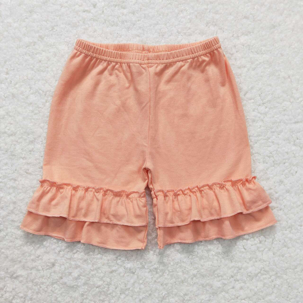 7 Colors Ruffles Girls Summer Shorts