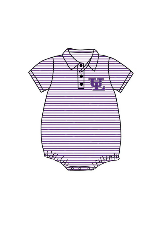 (Custom Design Preorder MOQ 5) Team's UL Print Baby Boys Summer Romper