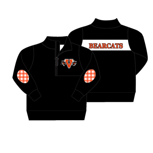 (Custom Design Preorder MOQ 5)  Team's Bearcats Print Boys Pullover Tee Shirts Top