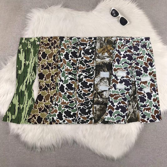 Camo Print Denim Hunting Jeans Kids Pants Sibling Wear