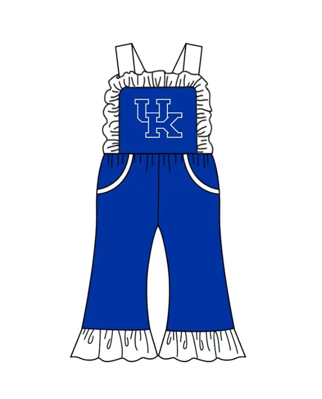 (Custom Design Preorder MOQ 5 Each Item)Team's Kentucky Print Sibling Matching Clothes