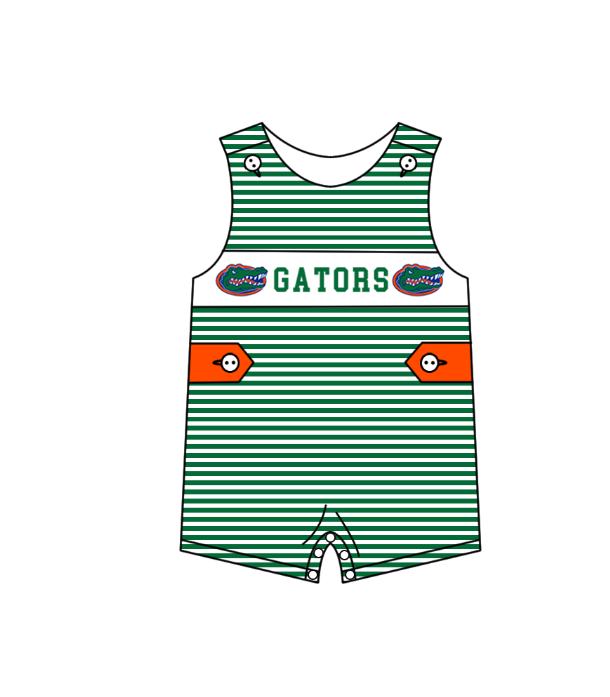 (Custom Design Preorder MOQ 5 Each Item) Team's Florida Print Kids Summer Matching Clothes Sibling Wear