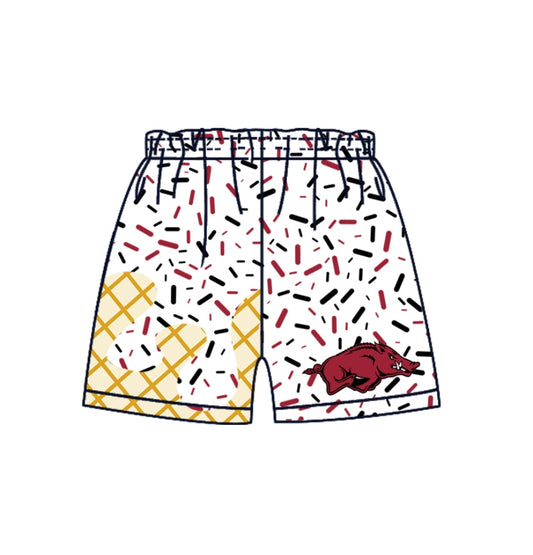 (Custom Design Preorder MOQ 5) Team's Arkansas Sprinkles Kids Bottom Shorts