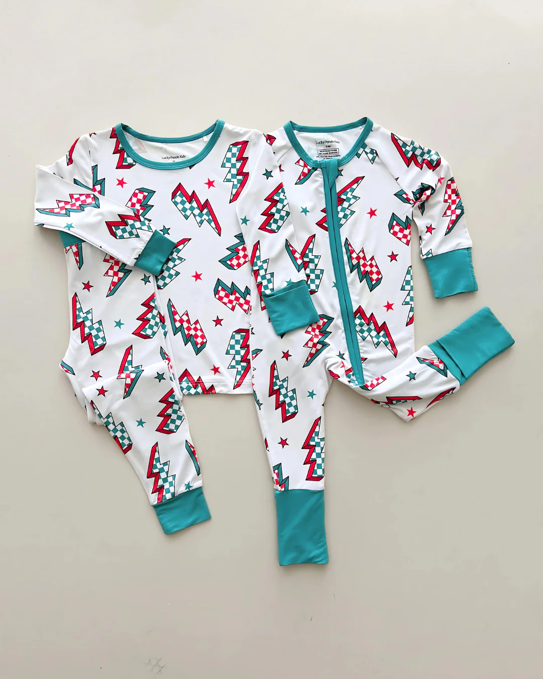 (Custom Design Preorder MOQ 5) Green Red Plaid Flash Print Baby Christmas Sleeper Zipper Romper
