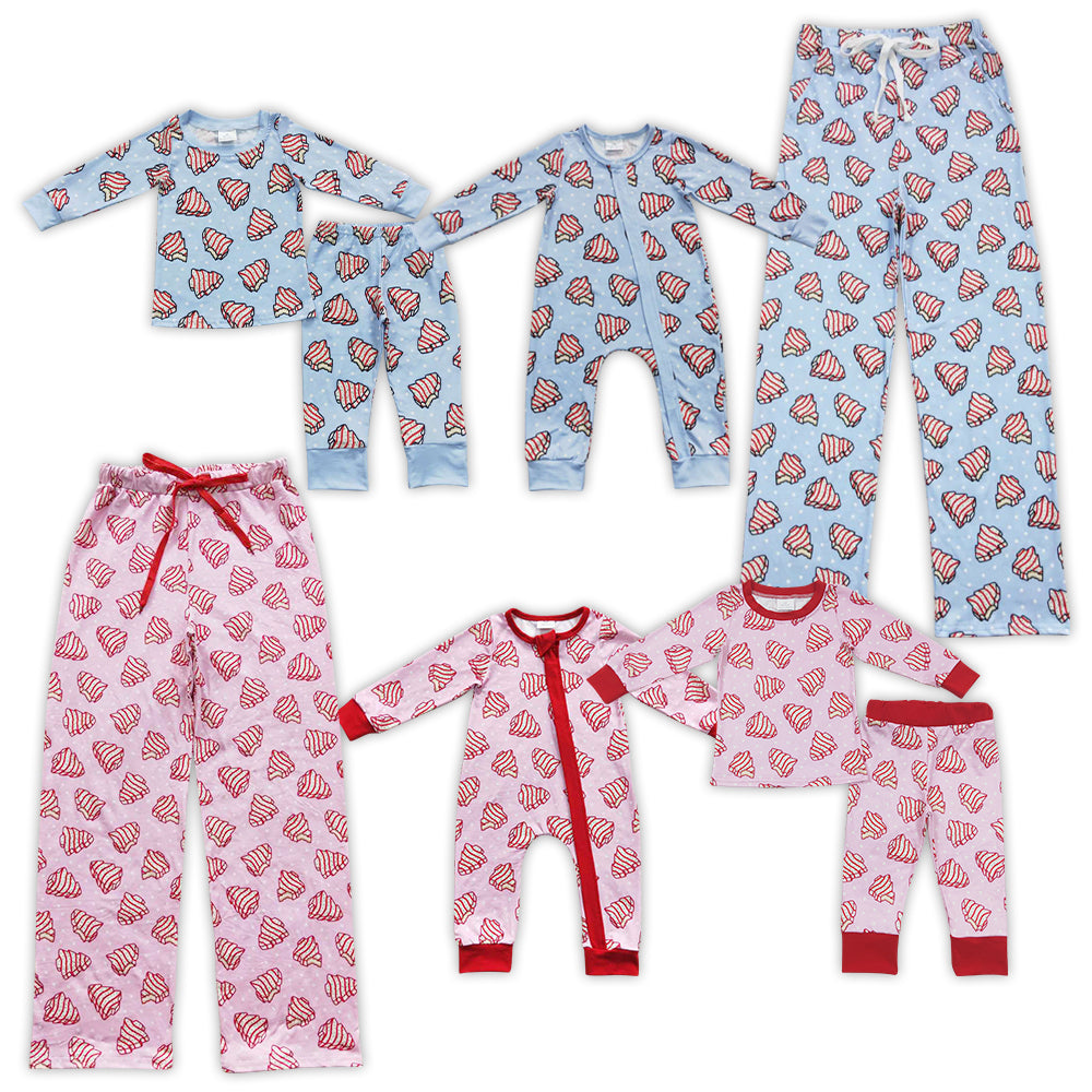 Christmas Little Debbie Cakes Print Family Matching Clothes