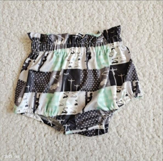 G5-16-3*[  Baby girls summer bummie shorts