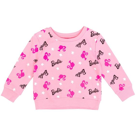 (Custom Design MOQ 5) Pink BA Star Print Girls Tee Shirts Top