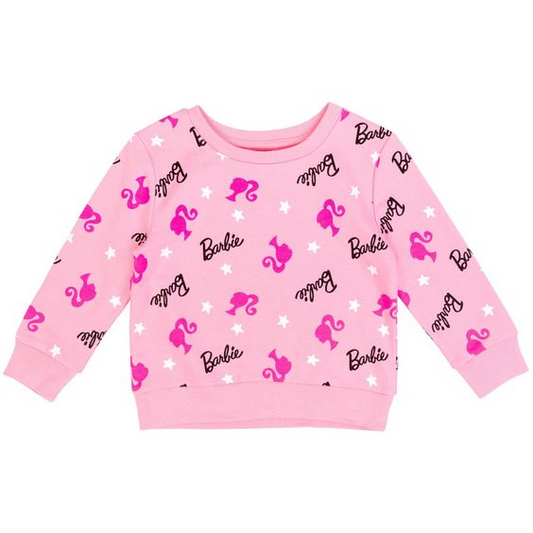 (Custom Design MOQ 5) Pink BA Star Print Girls Tee Shirts Top