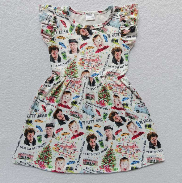 (Promotion)G5-10-6；'】 Flutter Sleeve Movie Character Christmas Dress