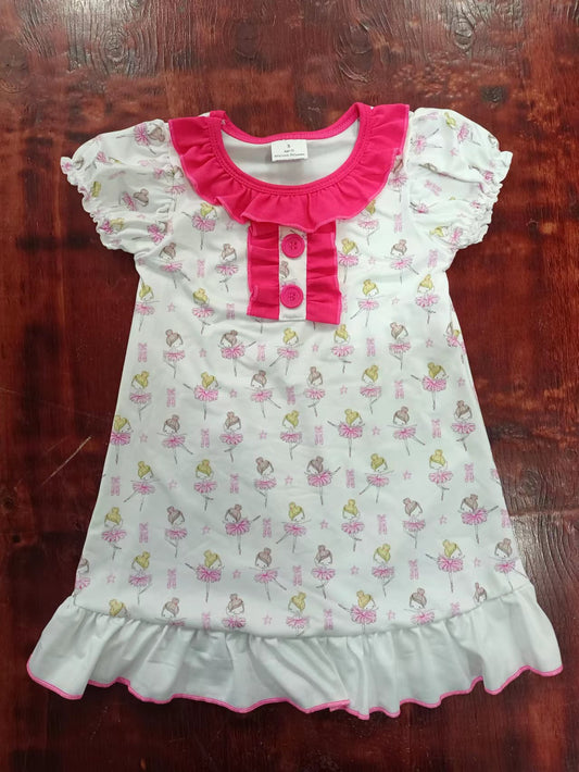 (Custom Design Preorder MOQ 5) Dancing Girls Knee Length Dress