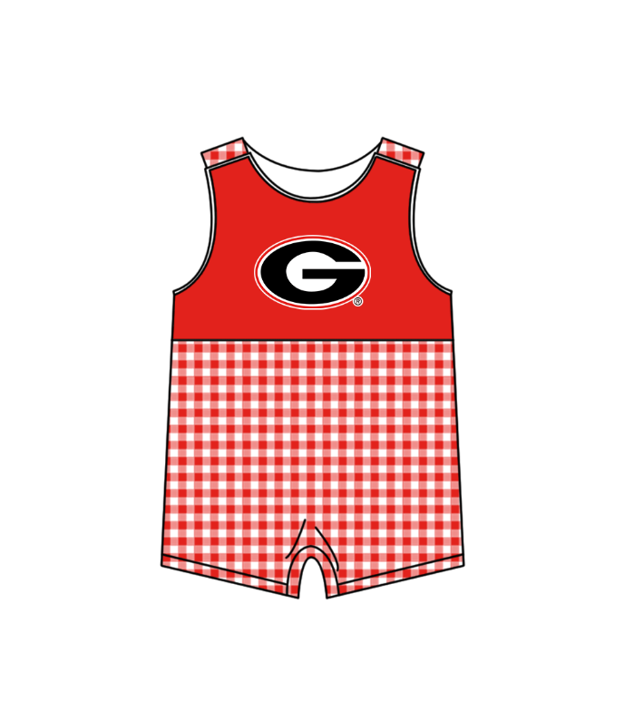 (Custom Design Preorder MOQ 5 Each Item) Team's Kentucky Print Kids Summer Matching Clothes Sibling Wear