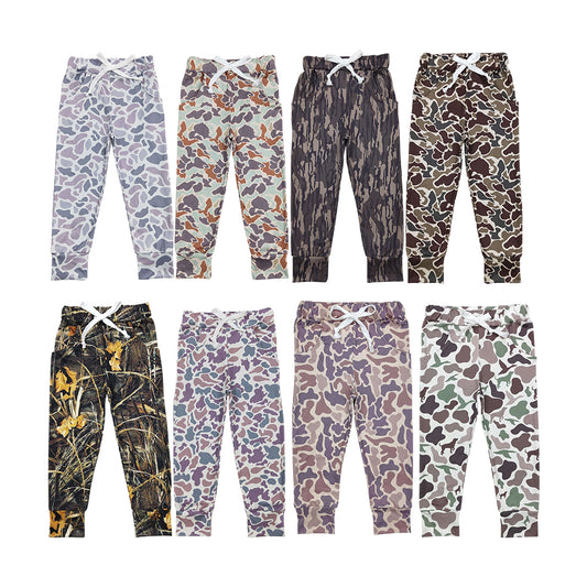Camo Print Boys Hunting Pockets Pants Brothers Wear