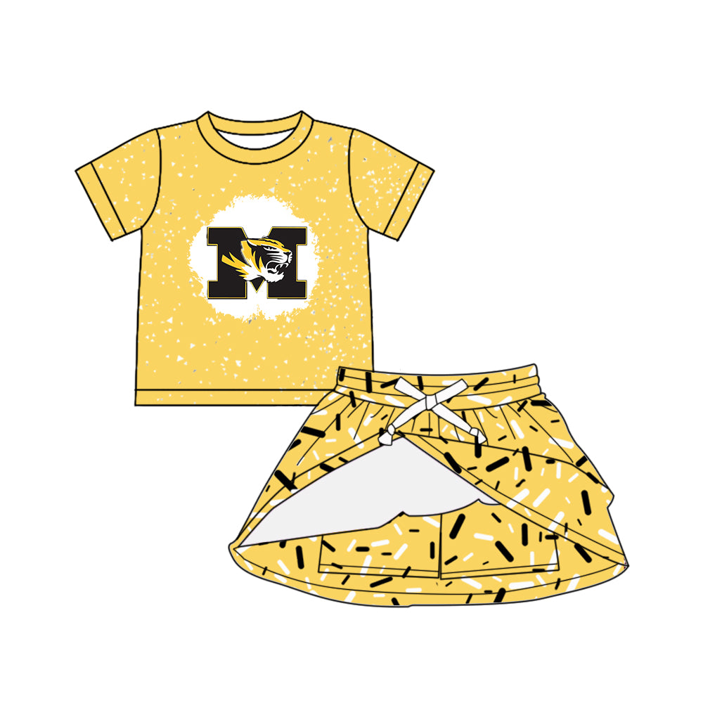 (Custom Design Preorder MOQ 5 Each Item)Team's Missouri Tigers Print Family Matching Clothes