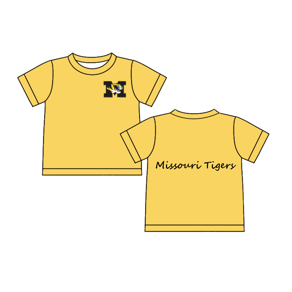 (Custom Design Preorder MOQ 5 Each Item)Team's Missouri Tigers Print Family Matching Clothes